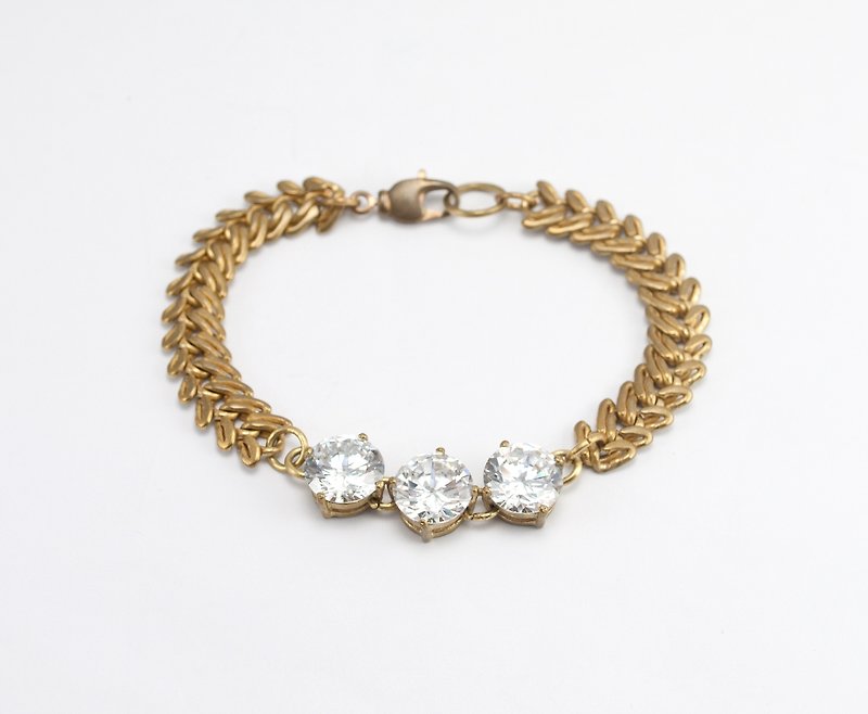 // La Don // [medieval - Muse brass - Snow rye] - Bracelets - Other Metals Gold
