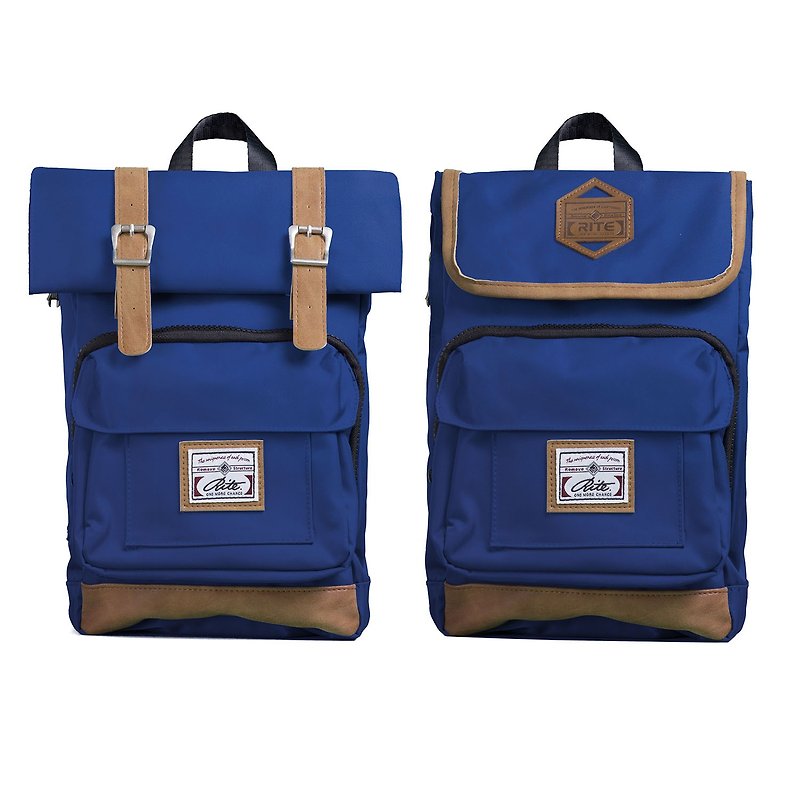 RITE Twins Flight Bag x Ancient Bag (S) - Nylon Royal Blue - กระเป๋าแมสเซนเจอร์ - วัสดุกันนำ้ สีน้ำเงิน