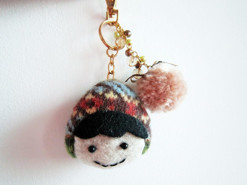 Green countryside doll Straps / Key Chains - Charms - Other Materials 