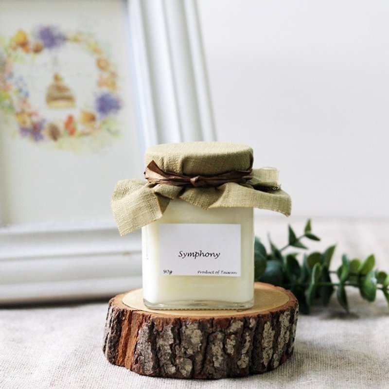 4th floor apartment. Enchanting aroma edition. Natural essential oils Soy Candles [90 grams] autumn symphony. Complex aromatic oils. Valentine's Day present. Weddings small things. birthday gift. Bouquet ceremony. Sisters ceremony. Bridesmaid ceremony. - น้ำหอม - พืช/ดอกไม้ สีเขียว