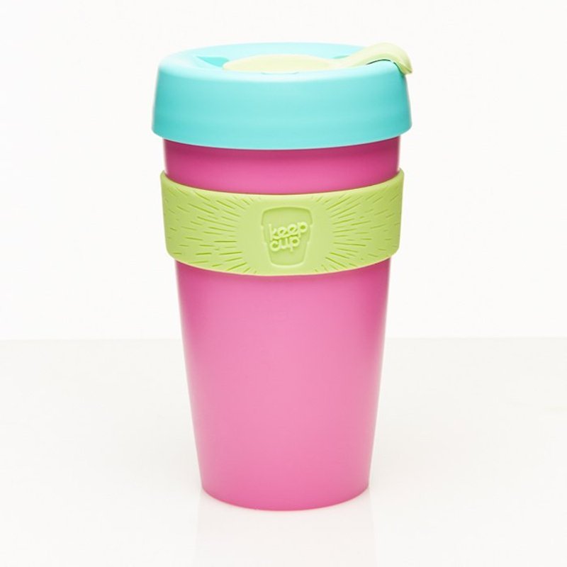 KeepCup portable coffee cup - promoters series (L) Juliet - แก้วมัค/แก้วกาแฟ - พลาสติก สึชมพู