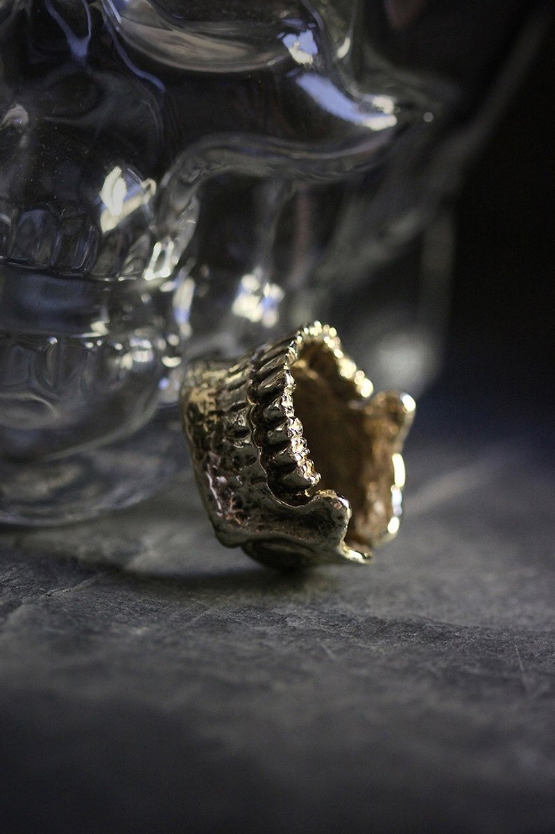 Half Teeth and Fang Ring by Defy. - General Rings - Other Metals 