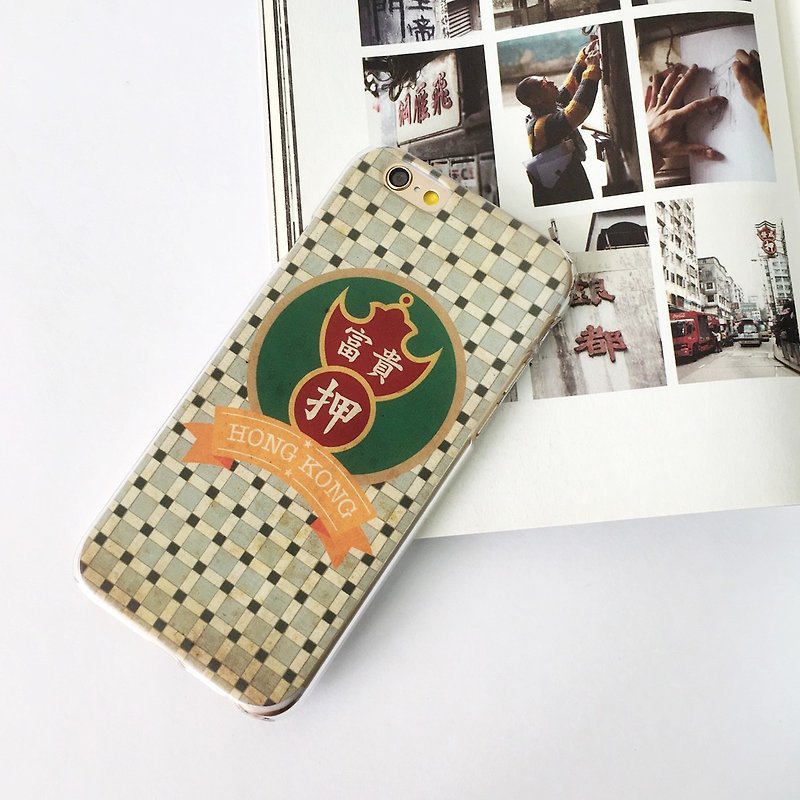 Hong Kong Style Pawn Shop Print Soft / Hard Case for iPhone X,  iPhone 8,  iPhone 8 Plus,  iPhone 7 case, iPhone 7 Plus case, iPhone 6/6S, iPhone 6/6S Plus, Samsung Galaxy Note 7 case, Note 5 case, S7 Edge case, S7 case - อื่นๆ - พลาสติก 