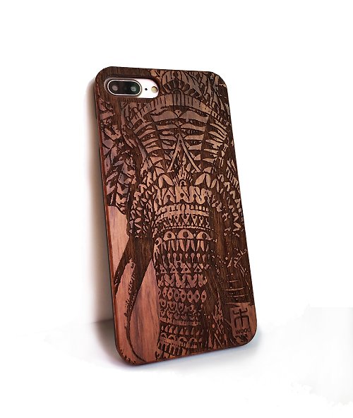 小木工房 客制純木iPhone三星手機殼,純木手機殼, 創意禮品, 大象