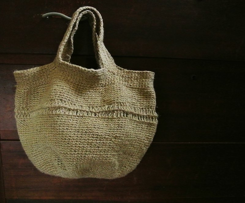 【 LAST SALE 】鄉村風 自然風 麻包包 手提包 - Drawstring Bags - Other Materials 