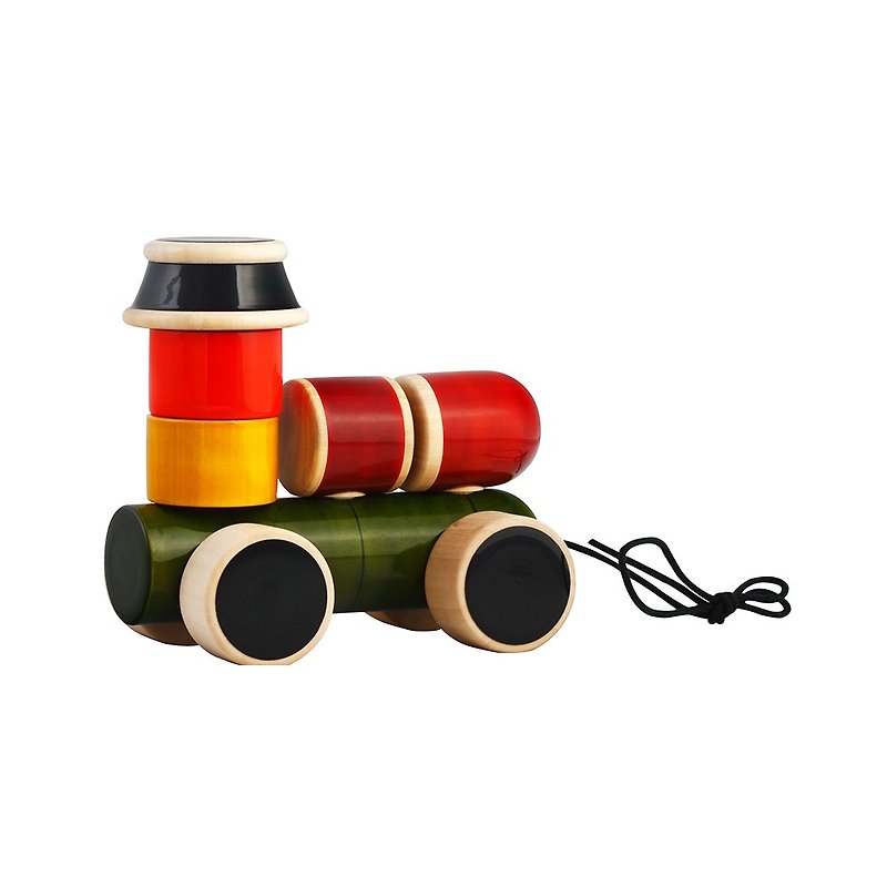 MAYA ENGINE Hand train - Kids' Toys - Wood Multicolor