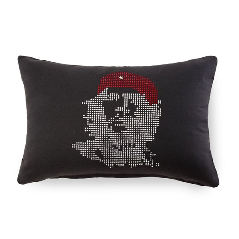【GFSD】Rhinestone Boutique-Celebrity Portrait Series Pillow - Pillows & Cushions - Other Materials Gray