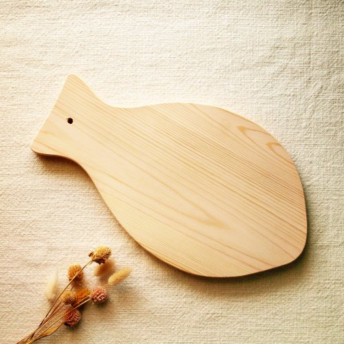 kukubutik 芬蘭 VJ Wooden 手工 木製 魚形砧板