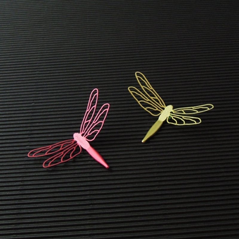 Desk + 1 │ Mans dragonfly magnet group (2 installed) -B - สติกเกอร์ - โลหะ หลากหลายสี
