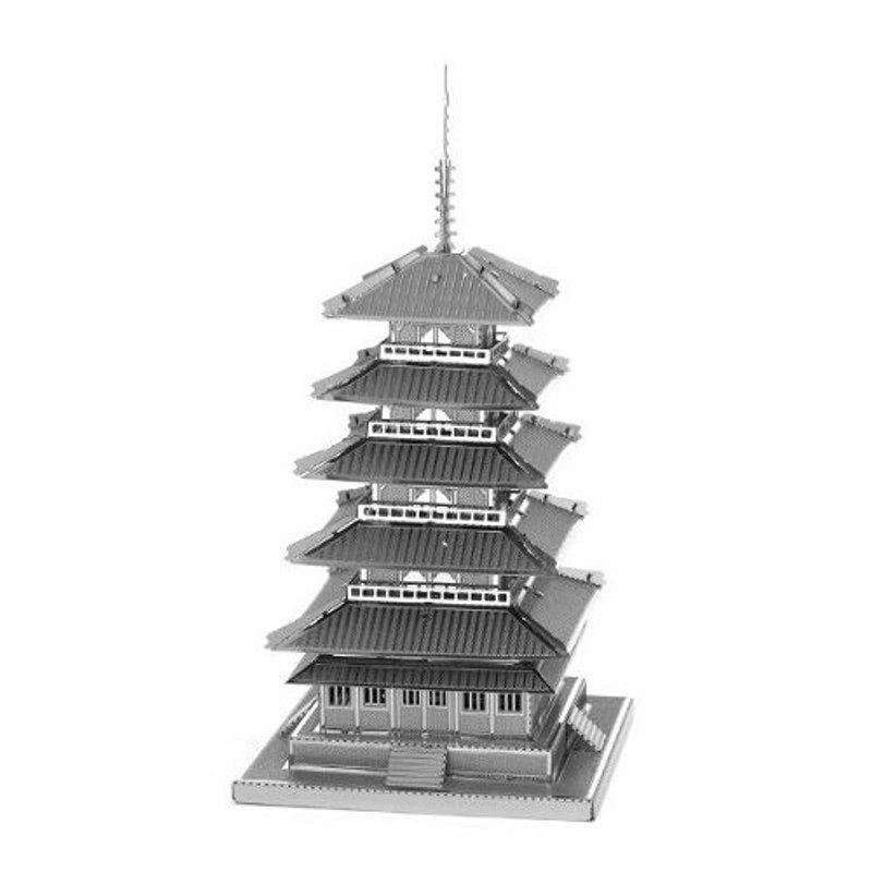 微模型金屬系列 TMN-18 世界遺產 五重塔 - 其他 - 其他金屬 灰色