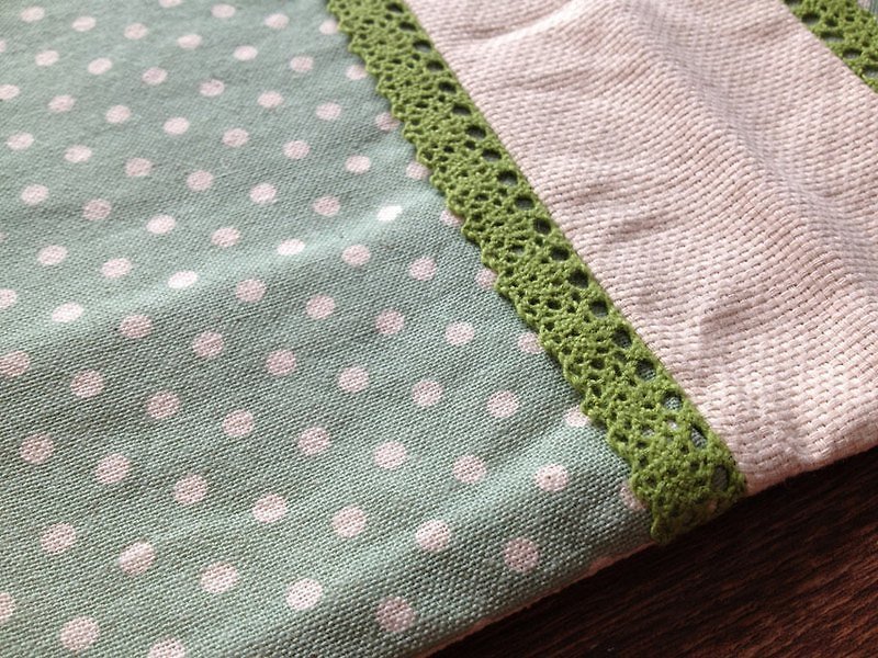 小さな緑の布帳+グリーンリボン服﹝マニュアルは母親と赤ちゃんのハンドブックに適用されます﹞ - その他 - その他の素材 