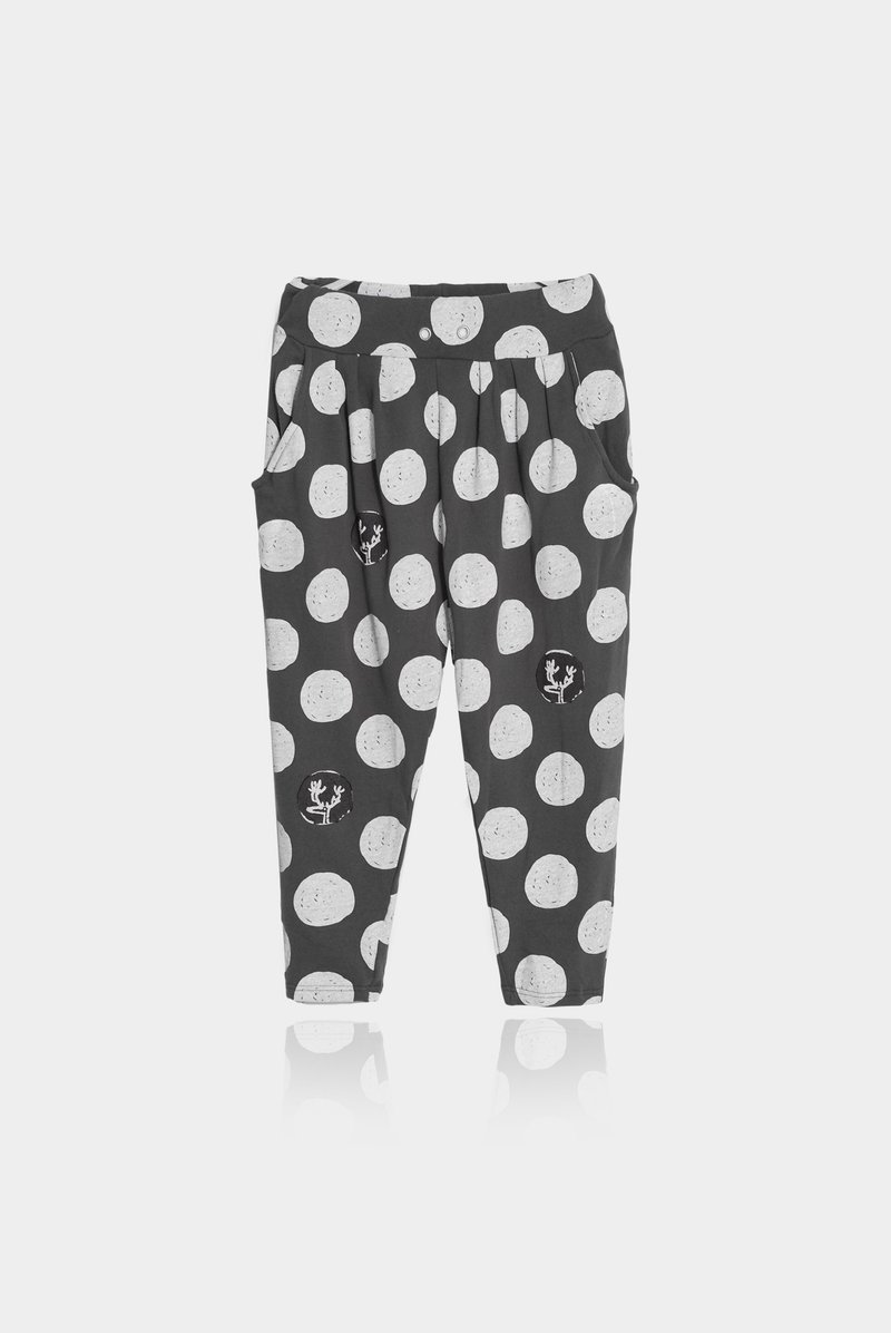 [Last] sometimes a hidden hope to be found / graffiti little flying squirrel pants - Women's Pants - Cotton & Hemp Black