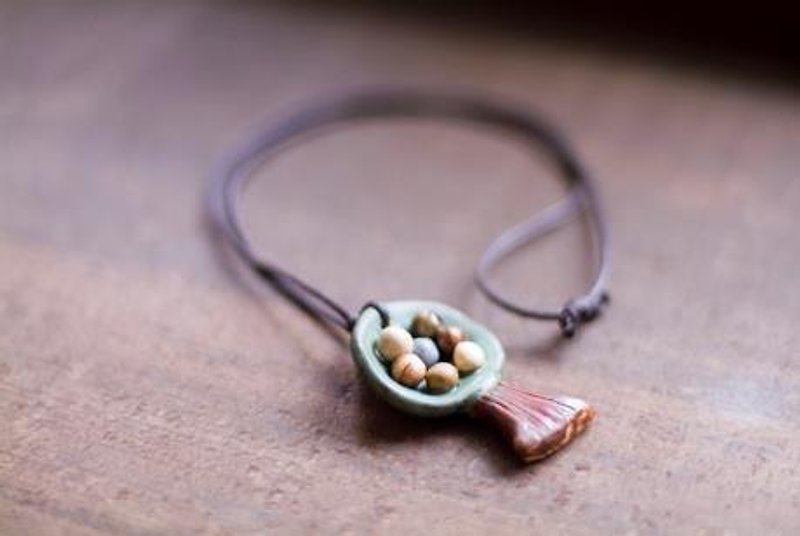 Tao trees necklace gas - Necklaces - Pottery Multicolor