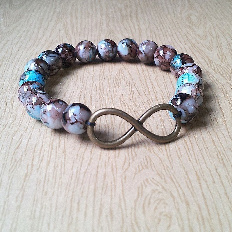 Missing | paint glass beads | beaded bracelet - Bracelets - Other Materials 