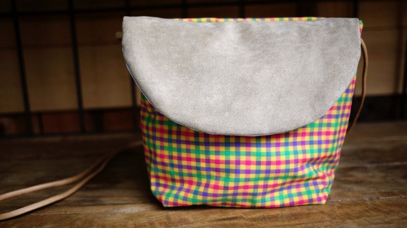 Wabi系列｜想和你去野餐｜斜背包 - Messenger Bags & Sling Bags - Cotton & Hemp 