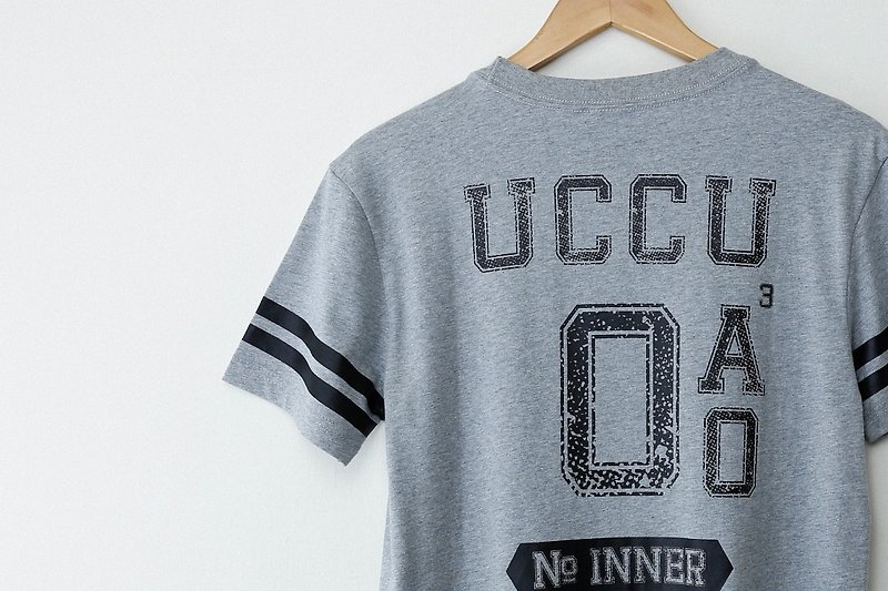 INNER | UCCU T-Shirt - gray linen - Men's T-Shirts & Tops - Other Materials Gray