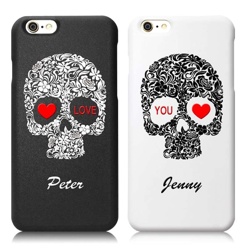 Valentine's Day [cherished black and white, non-good faith do not the next single! ] Black and white - Phone Case - couple set, large tail rogue - Phone Cases - Plastic Multicolor