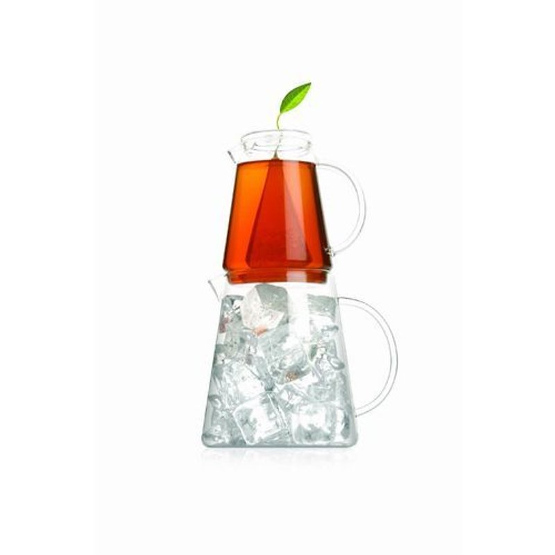 Tea Forte 冰釀茶壺組 TEA-OVER-ICE BREWING PITCHERS - 茶壺/茶杯/茶具 - 玻璃 灰色