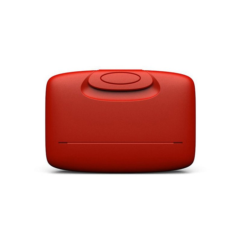 Capsul Case - Fire Engine RED - ที่ใส่บัตรคล้องคอ - พลาสติก สีแดง