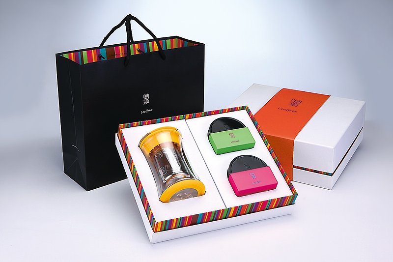 Leaffree Free Leaf | Taipei Impression Gift Box | Gift Box - ชา - วัสดุอื่นๆ สีเหลือง