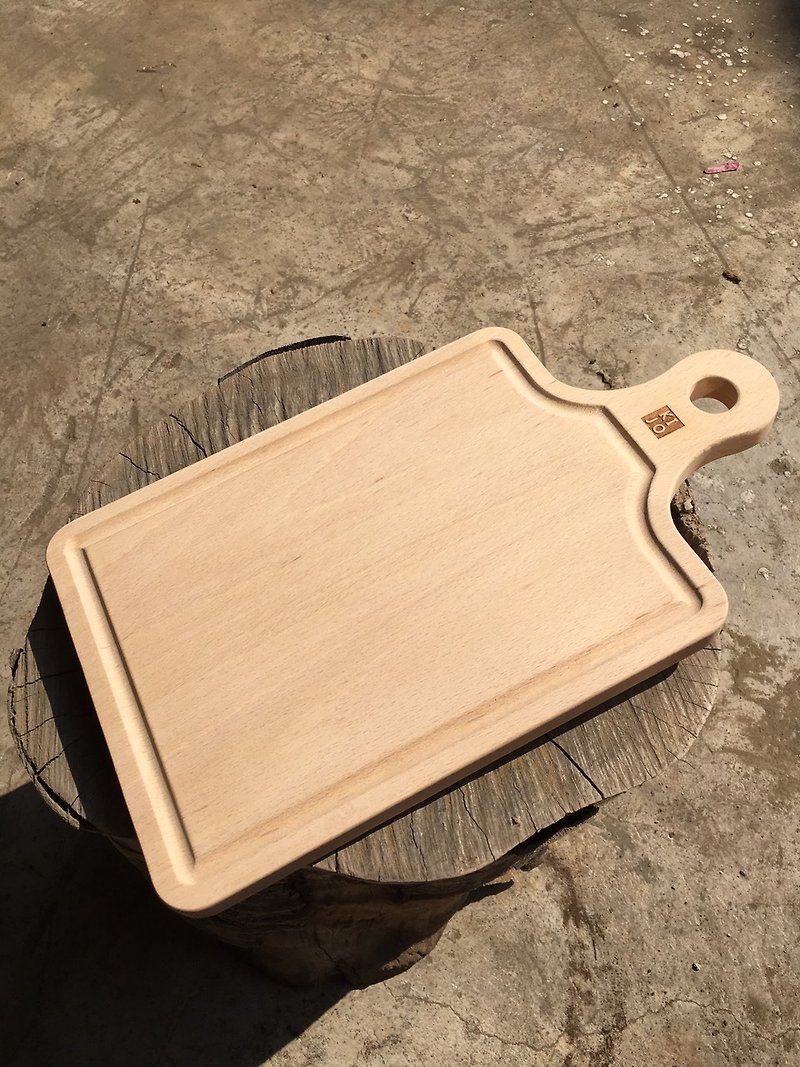Log wood kitchen tray - Cookware - Wood Brown