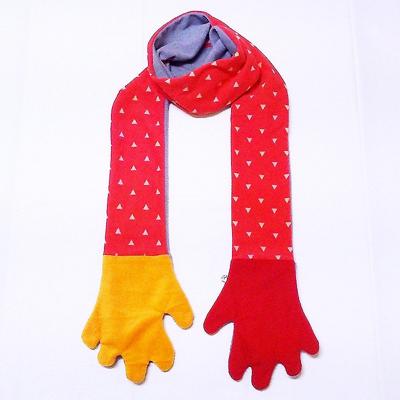 ★ "people person Corporation" Scarf (Winter Limited) - Gloves Scarf (Little Red) - Scarves - Other Materials Red