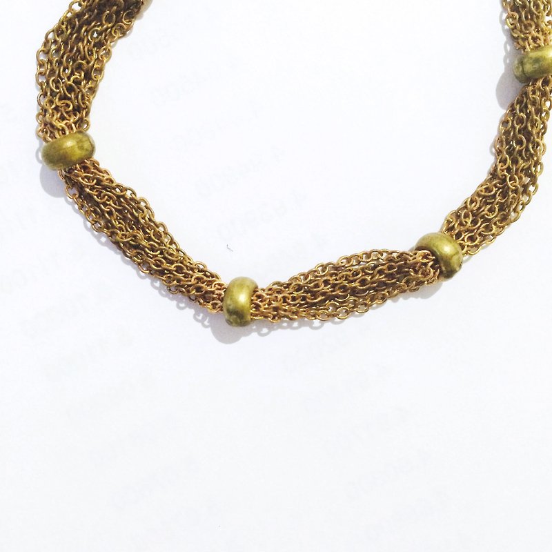 Quicksand* French casual pure copper bracelet - Bracelets - Other Metals Orange