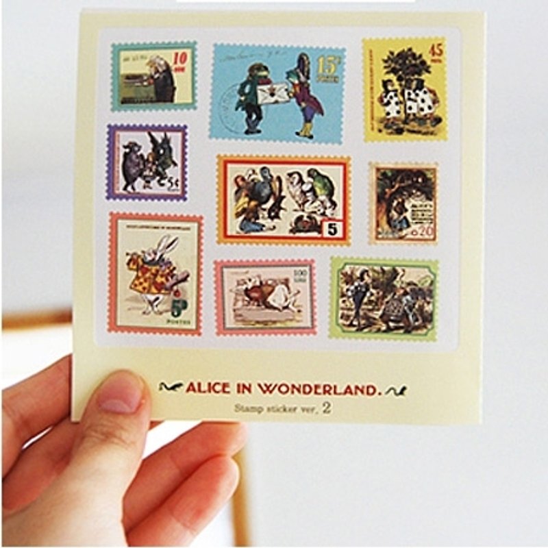 7321 Design - Stamp Sticker Set V2 - Alice, 7321-69995 - สติกเกอร์ - กระดาษ หลากหลายสี