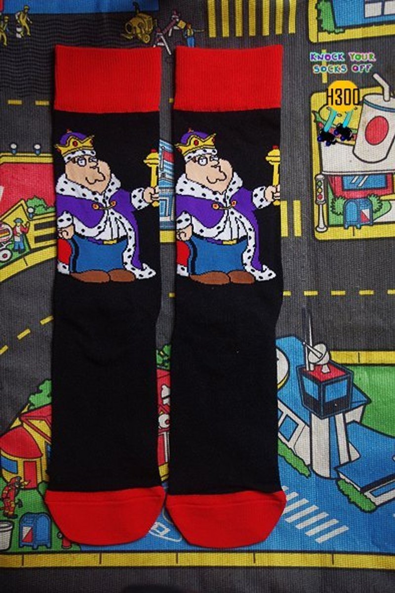 Family Guy美國卡通襪!!夏漪眺=knock your socks off !! - 襪子 - 其他材質 黑色