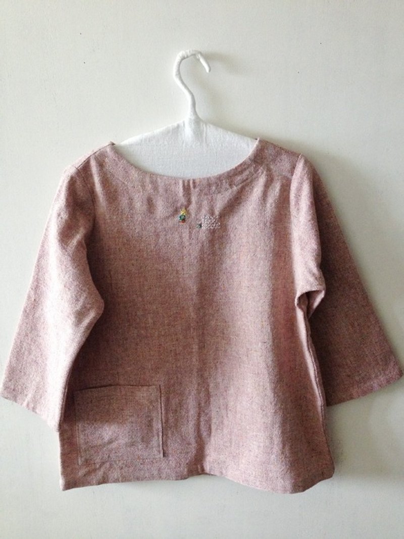 wool pocket sweater - a day full of gifts - Women's Tops - Other Materials 