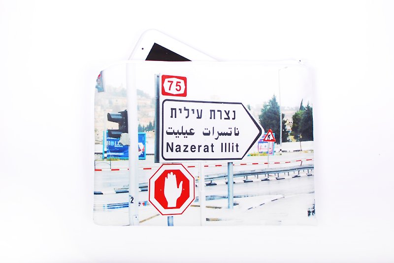 Nazareth Illit以色列。拿撒勒---平板電腦保護套 - 電腦袋 - 其他材質 白色
