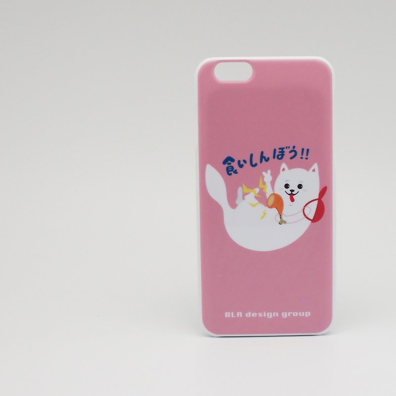 BLR 狐狸犬 Zhi 聯名款 iPhone 保護殼 iPhone5/5s/6/6Plu - 手機殼/手機套 - 塑膠 粉紅色