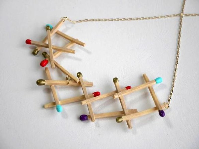 Match fresh necklace - Necklaces - Plastic Multicolor