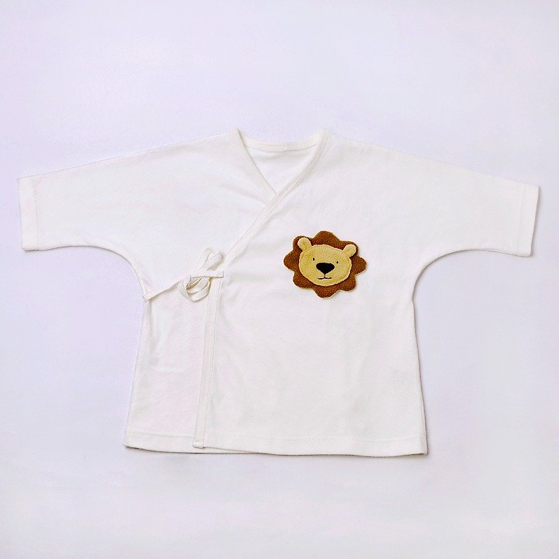 リトルライオンの赤ちゃんの腹の服 - その他 - コットン・麻 ホワイト