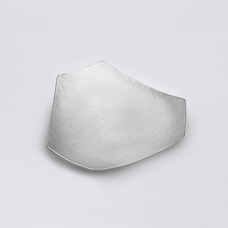 純錫収納トレー_六角形レインパターン手作りバースデーギフトファーストチョイス - 小皿 - 金属 