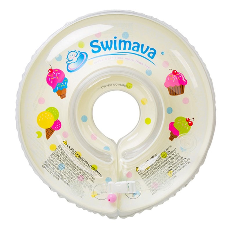 G1 Swimava ice cream baby swimming collar - ของเล่นเด็ก - พลาสติก สีส้ม