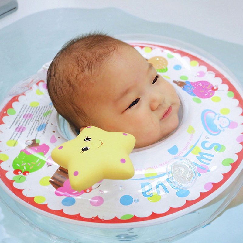 G1 Swimava雪糕嬰兒游泳脖圈 - 寶寶/兒童玩具/玩偶 - 塑膠 橘色