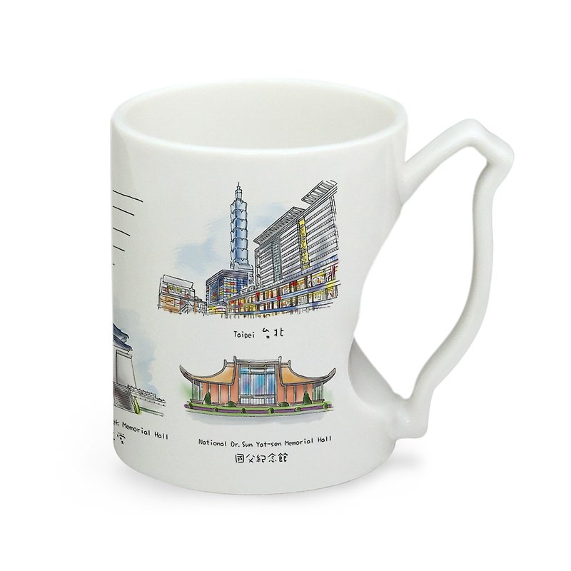 台灣杯-台北城市 - 咖啡杯/馬克杯 - 其他材質 