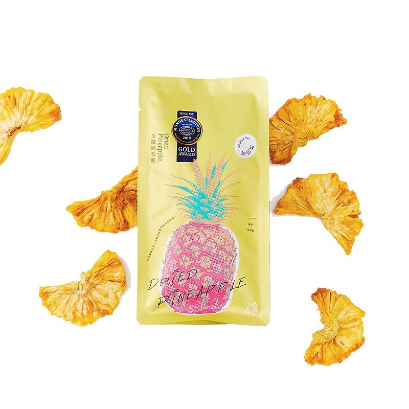 【Sunnygogo】 Dried Pineapple Additive-Free - Dried Fruits - Other Materials White