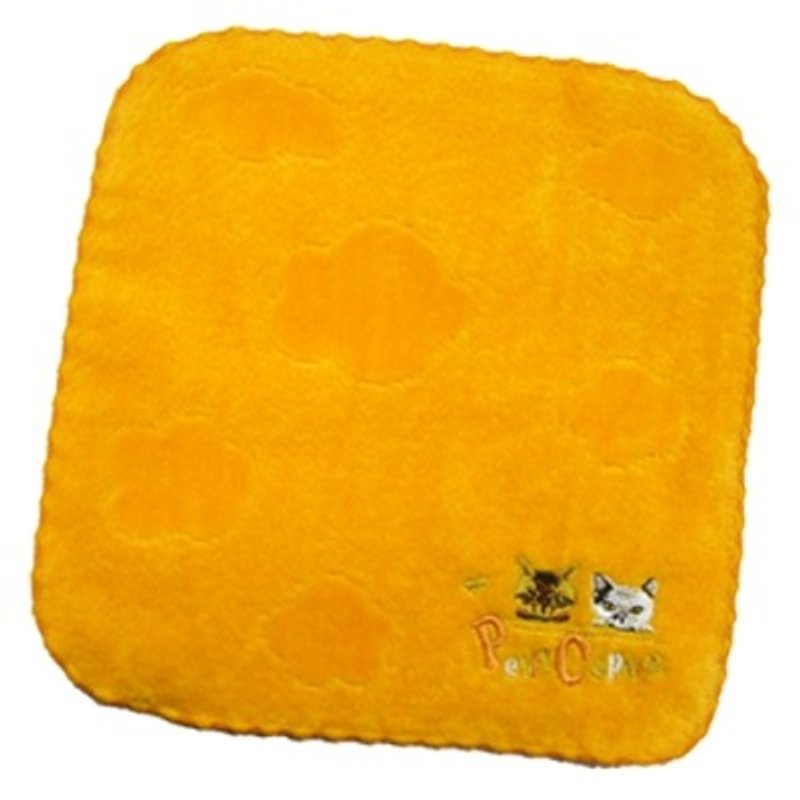 petit copain, Japan Yoneda people spike small handkerchief embroidered _Orange (PC1408202) - ผ้าเช็ดหน้า - ผ้าฝ้าย/ผ้าลินิน หลากหลายสี
