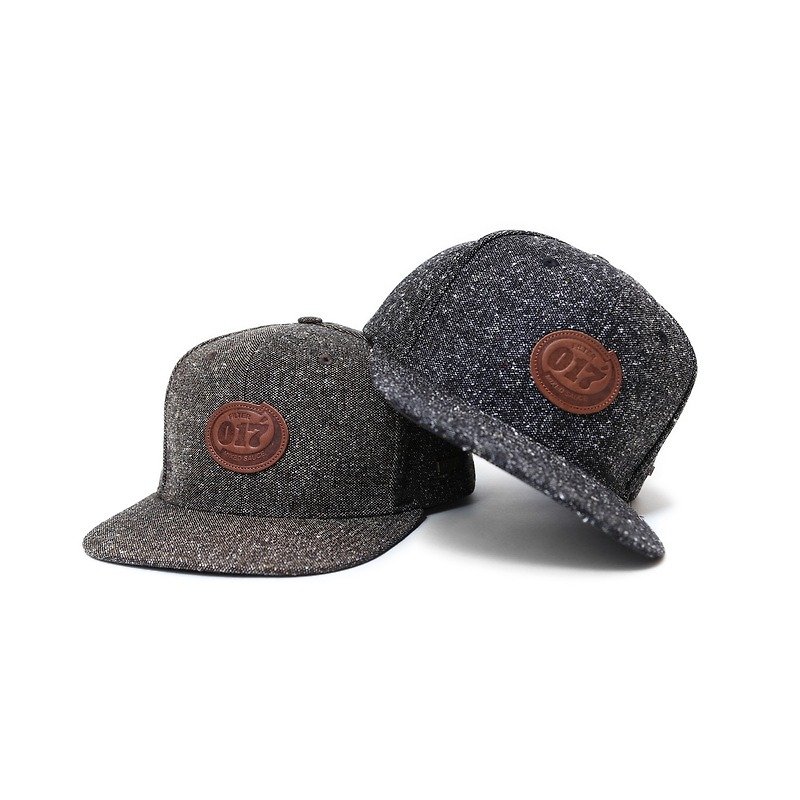 Filter017 Leather Fruit Lables Snapback Cap 皮標毛料棒球帽 - 帽子 - 其他材質 多色