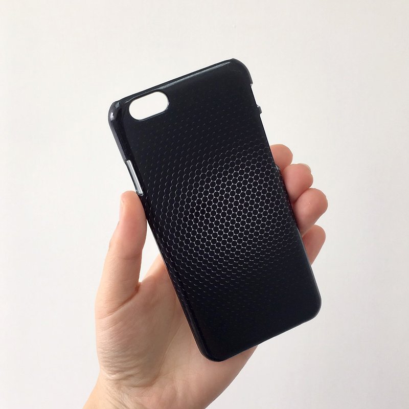 Black carbon fiber 18 3D Full Wrap Phone Case, available for  iPhone 7, iPhone 7 Plus, iPhone 6s, iPhone 6s Plus, iPhone 5/5s, iPhone 5c, iPhone 4/4s, Samsung Galaxy S7, S7 Edge, S6 Edge Plus, S6, S6 Edge, S5 S4 S3  Samsung Galaxy Note 5, Note 4, Note 3,   - เคส/ซองมือถือ - พลาสติก สีดำ