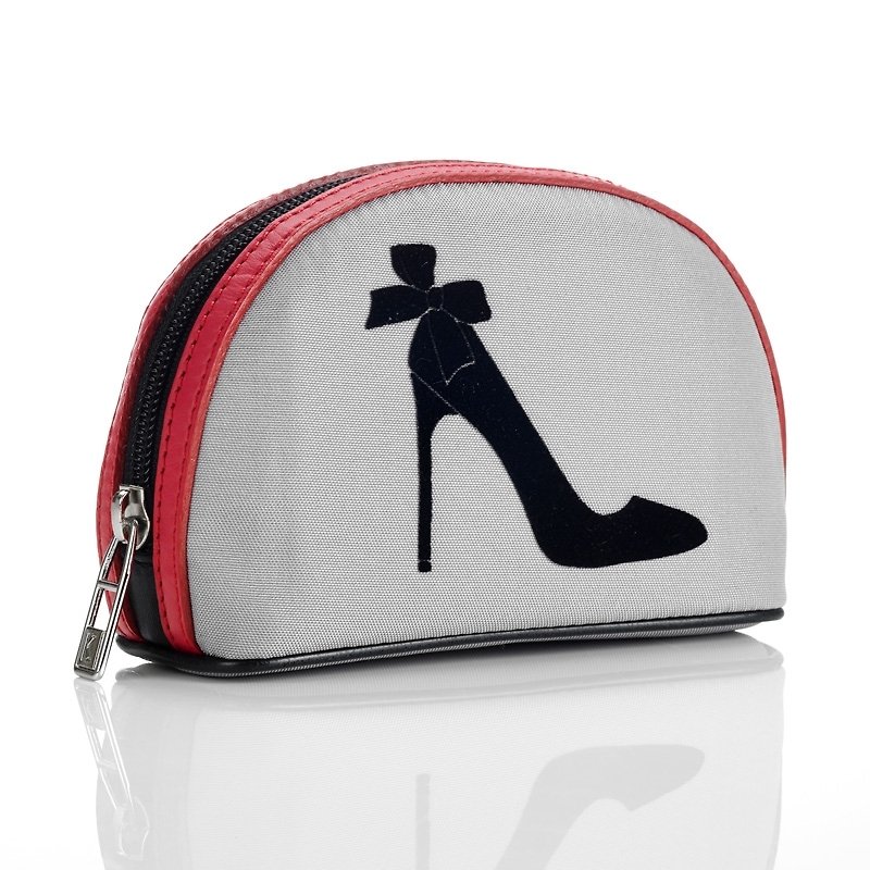 Cosmetic design models - bow heels (gray) - Silhouette Series - Toiletry Bags & Pouches - Other Materials Gray