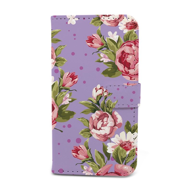 Rose Flower Retro Multifunctional Phone Case (E06)-iPhone 4, iPhone 5, iPhone 6, iPhone 6, Samsung Note 4, LG G3, Moto X2 - Other - Genuine Leather 