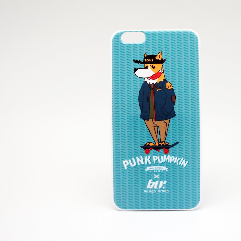 ジョイント部iPhoneケースiPhone5の/ 5S / 6 / 6Plus PunkPumpkin BLRのスケートボード - スマホケース - プラスチック ブルー
