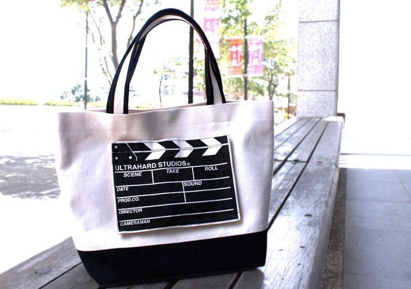 Ultrahard Lab Series Tote Bag series - playing board time [coming out of print] - Handbags & Totes - Other Materials White