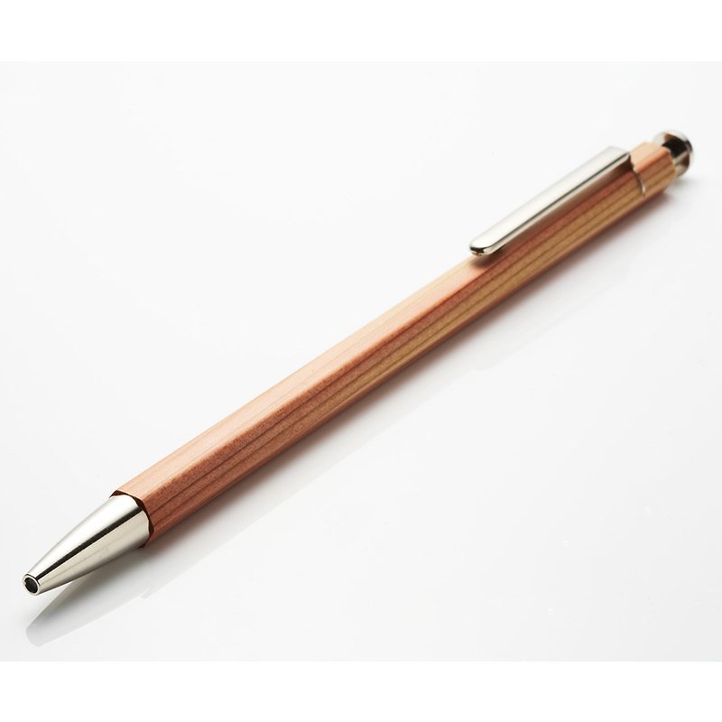 Japanese North Star's pencil clip type (wooden pen barrel) - อุปกรณ์เขียนอื่นๆ - ไม้ สีนำ้ตาล