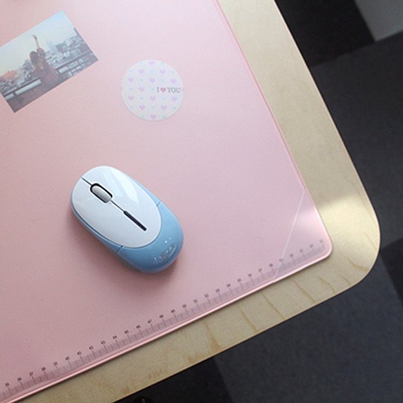 Dessin x pleple-辦公時光軟Q滑鼠墊辦公桌墊-粉紅(限宅配),PLE33365 - 滑鼠墊 - 塑膠 粉紅色