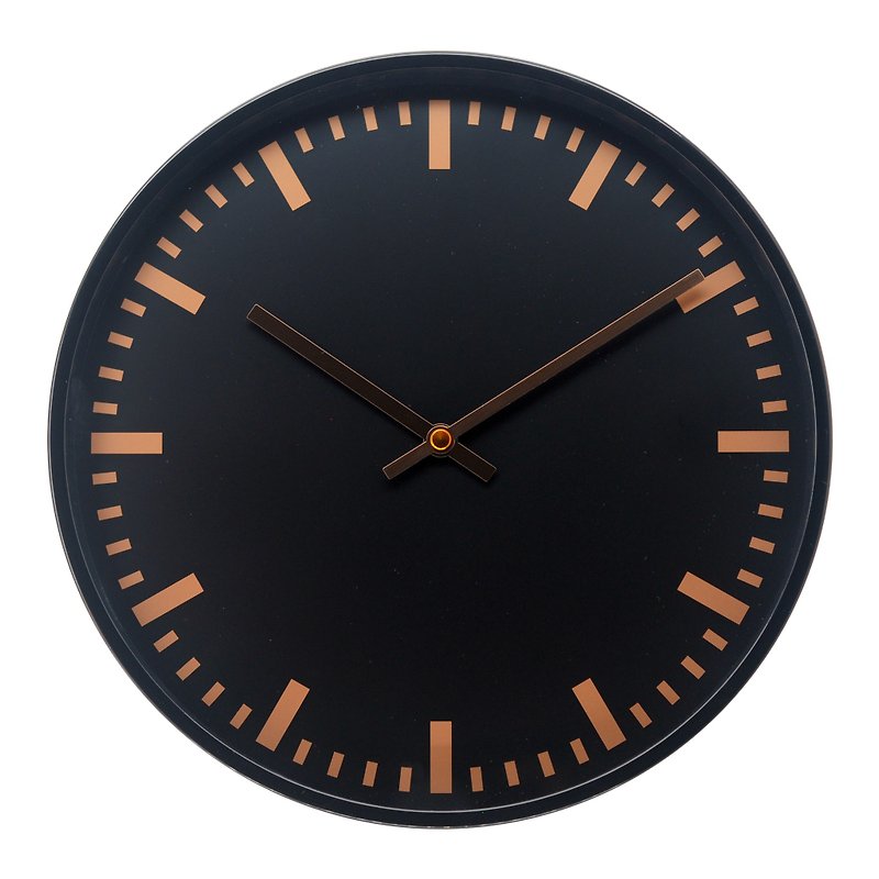 Mod-Black Meeting Clock (Metal) - Clocks - Other Metals Black