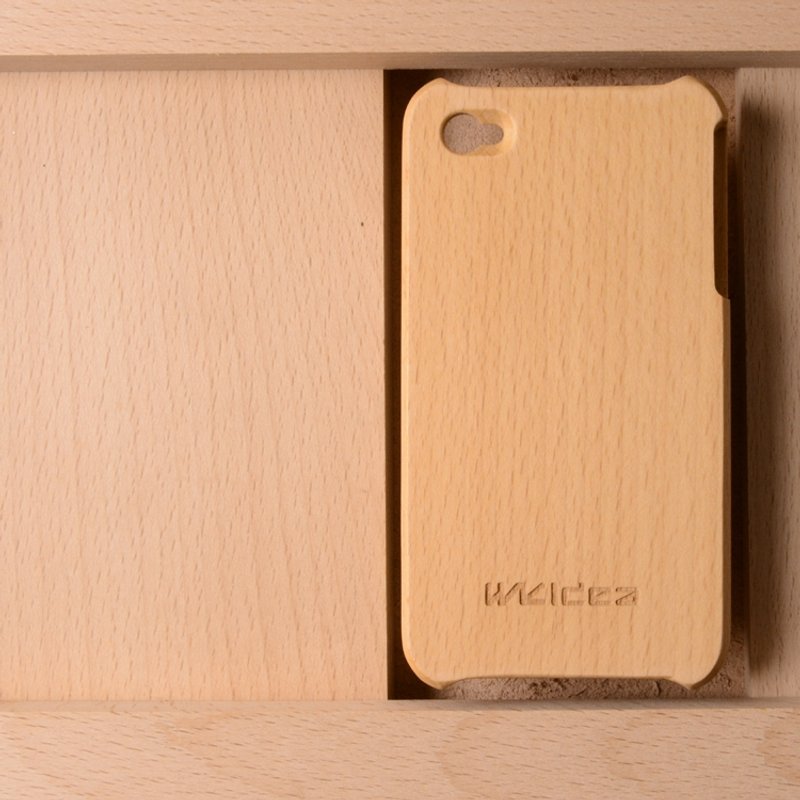 iPhone4/4S台灣手工製作歐洲山毛櫸保護殼 - Other - Wood 